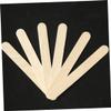 VICASKY 100pcs Wooden Tongue Depressors Spa Home Use Waxing Spatulas Odorless Material view 2