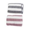 KONTONTY 4pcs Colorful Striped Towels Soft Thick Fleece Face Towels for Home and Travel Use Quick Dry Absorbent Skin-Friendly for Daily Care view 1