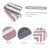 KONTONTY 4pcs Colorful Striped Towels Soft Thick Fleece Face Towels for Home and Travel Use Quick Dry Absorbent Skin-Friendly for Daily Care view 2