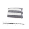 KONTONTY 4pcs Colorful Striped Towels Soft Thick Fleece Face Towels for Home and Travel Use Quick Dry Absorbent Skin-Friendly for Daily Care view 3