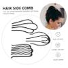 TOVINANNA 3pcs U-shaped Hair Side Combs of Iron Hairpins for Women and Lightweight Hair Clips for Elegant Updos and Everyday Styles view 2