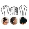 TOVINANNA 3pcs U-shaped Hair Side Combs of Iron Hairpins for Women and Lightweight Hair Clips for Elegant Updos and Everyday Styles view 3