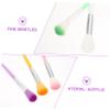 Ipetboom 7pcs Multi-functional Dust Brush Creative Manicure Tool for Nail Cleaning for Salon Diy Use Mixed Colors with Elegant Design view 2