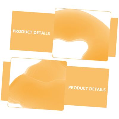 TOVINANNA Silicone Spa Face Down Pillow for Beauty Salon Comfortable Round Massage Cushion Soft Face Pillow Suitable for Facial Treatments and Relaxation