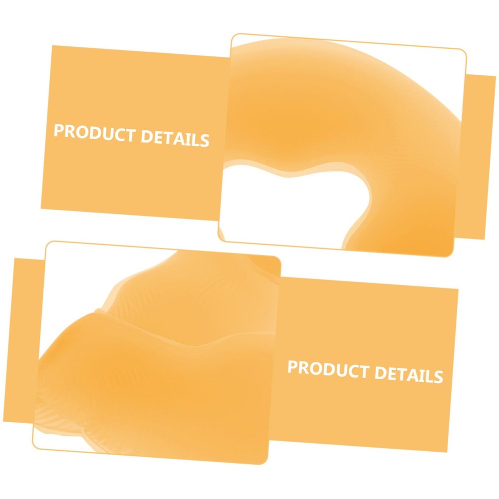 TOVINANNA Silicone Spa Face Down Pillow for Beauty Salon Comfortable Round Massage Cushion Soft Face Pillow Suitable for Facial Treatments and Relaxation