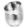 VINTORKY 2pcs Men Shaving Bowl Stainless Steel Beard Accessories for Men Shave Soap Bowl view 1