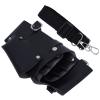 Healvian Leather Hair Scissors Fanny Pack Barber Scissor Bag Handmade Shears Tool Pouch Belt Hair Scissor Pouch Scissors Waist Bag for Hairdressers view 1