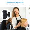 Healvian Leather Hair Scissors Fanny Pack Barber Scissor Bag Handmade Shears Tool Pouch Belt Hair Scissor Pouch Scissors Waist Bag for Hairdressers view 3