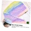 BIUDECO 3pcs Microfiber Dry Hair Cap for Wet Hair Fast Drying Reusable Shower Cap Rainbow Drying Towel Wrap Female Gifts view 3