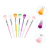 Healvian 7pcs Mixed Nail Dust Cleaning Brushes Manicure Brush for Nail Art Makeup Removal for Fingernails and Pedicure Treatments view 3