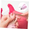 ORFOFE 1pc Boy Girl Magnifying Glass Nail Clipper Ergonomic Nail Care Tool Sakura Durable Fingernail and Toenail Clipper for Safe Use view 4