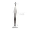 Baluue Simple Nose Hair Trimming Tool Stainless Steel Nose Hair Clip Lightweight Brow Trimmer for Men Travel-Friendly view 2