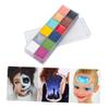Healvian 96g Face Paint Kit Colors Oil-based Pigments for Boys and Girls Adults Safe for Skin for Halloween Festivals and Parties Easy Application Vivid Designs view 2