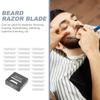 Healeved 100pcs Single Face for Men Manual Shaving Blades for Barbershop and Home Use Lightweight and Convenient for Beard Trimming view 4