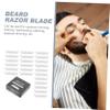 BIUDECO 100pcs Single Edge Razor Blades for Men Durable Stainless Steel Half Face Shaving Blades for Beard Grooming and Trimming view 3