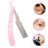 SKISUNO 1set Eyebrow Grooming Shears Eyebrow Trimmer Razor for Travel Facial Hair Remover Makeup Tool Kit view 3