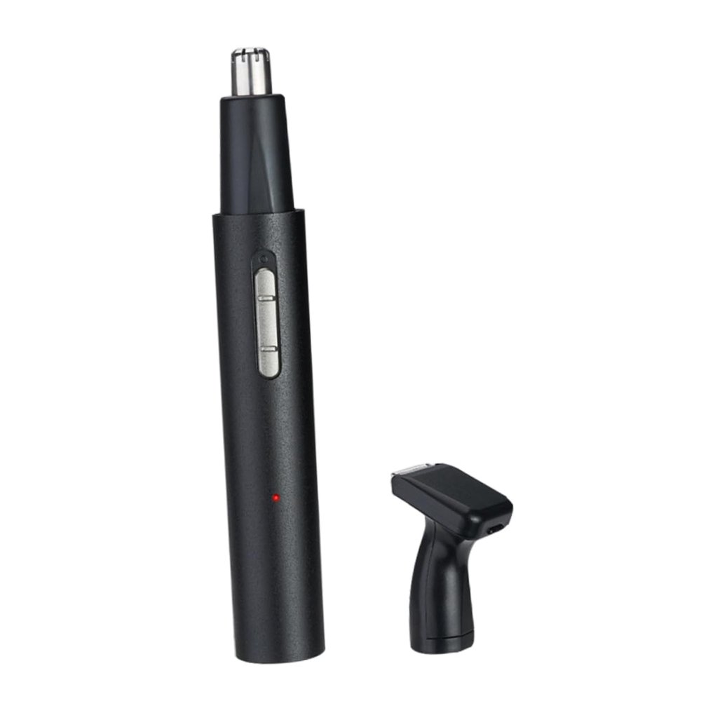 LIFKOME 2-in-1 Electric Nose Hair Trimmer Set Rechargeable Sideburns Razor for Women Nose Hair Remover Round Arch Head Detachable Accessories