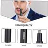 LIFKOME 2-in-1 Electric Nose Hair Trimmer Set Rechargeable Sideburns Razor for Women Nose Hair Remover Round Arch Head Detachable Accessories view 3
