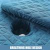 Blue/b,60 * 180cm(S),LDLCYCN Massage Table Skirt Spa Bed Cover Soft Beauty Salon Massage Bed Cover Skin-Friendly Massage Bed Skirt Cover with Face Hole Comfortable Spa Bedspread Washable view 2