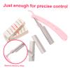 LIFKOME Stainless Steel Eyebrow Trimmer Scissors Women Grooming Tool Portable Face Trimmer view 3