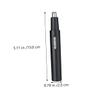 IWOWHERO 1set Multipurpose Sideburns Remover Electric Razor for Nose Hair Facial Hair Removal Capture No Jamming view 3