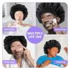 1pcs Satin Bonnet Hair Bonnet For Sleeping,Bonnets For Women With Elastic Soft Band For Hair Care(WHITE) view 2