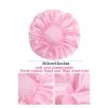 1pcs Women Satin Bonnet For Sleeping Adjustable Bonnet For Curly Hair Bonnets Large Satin Lined Sleep Cap Shower Cap(Coffee) view 3