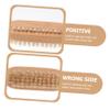 VICASKY 1pc Fingernail Cleaning Brush Nail Brush for Scrubbing Polish Wood Handle view 3