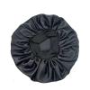 1pcs Satin Night Hair Cap Women's Solid Sleeping Hat Sleep Care Bonnet Nightcap for Women Unisex Cap(Green) view 2