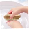 Baluue 2pcs Natural Pig Bristle Nail Cleaning Brush Double-Sided Manicure Tools for Dust Removal Portable Design for Travel and Easy Storage view 4