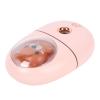 Cute Animal Facial Mist Sprayer with Ultrasonic Vibration Technology, USB Rechargeable Mini Eye Face Humidifier for Travelling 35ml 500mah, Clean Steam and Silent (Pink) view 4