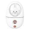 Cute Animal Facial Mist Sprayer with Ultrasonic Vibration Technology, USB Rechargeable Mini Eye Face Humidifier for Travelling 35ml 500mah, Clean Steam and Silent (White) view 2