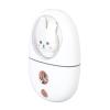 Cute Animal Facial Mist Sprayer with Ultrasonic Vibration Technology, USB Rechargeable Mini Eye Face Humidifier for Travelling 35ml 500mah, Clean Steam and Silent (White) view 4