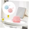 BAZEITFLOW 2pcs Silicone Bath Scrubbers for Adults Gentle Washing Brush Shower Gel Holder Bath Tools for Deep Cleaning and Exfoliating Skin Blue view 4