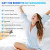 AsmrCap Grounding Sheets King, 95% Organic Cotton+ 5% Pure Silver Fiber, Grounded Sheets with Grounding Cord, Bed Grounding Kit for Healthy Sleep Therapy [DeepGrey King-76"x 80"x 13"] view 3