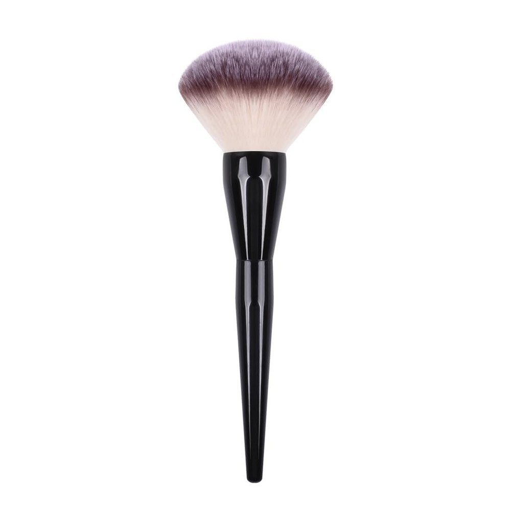 AFPSDLFJDLS Extra Large Loose Powder Brush, Honey Powder Fixed Makeup Brush Black Makeup Brush Single Piece