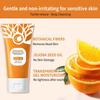 Orange Exfoliating Gel Scrub, Deep Cleansing Moisturizing Scrub with Enzymes, Purifying Exfoliating Gel for Face & Body, Facial Exfoliator Cleanser to Remove Blackheads (2PC, 1) view 4