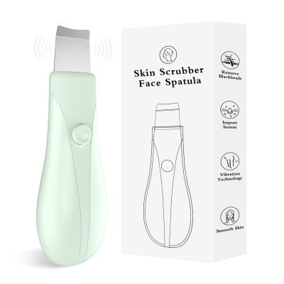 Skin Scrubber Face Spatula Skin Spatula Pore Cleaner Blackhead Remover Tools for Facial Deep Cleansing Skin Care Tool for Men and Women (Green)