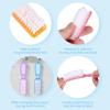 Axigundaone 50 Pcs Handle Grip Nail Scrubber Brushes, Hand Fingernail Cleaning Manicure Brush, Multicolor Nail Scrub Brushes for Toes and Fingernail Cleaning (5 Colors) view 3