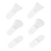 FOYTOKI 6pcs Mini Facial Mask Brush Nose Contour Face Mask Applicators Silicone Head for Gentle Cleansing view 1