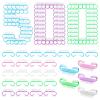 500 Pcs Handle Grip Nail Brush, Nail Brushes Fingernail Scrub Cleaning Brushes for Toes and Nails Cleaner, Pedicure Manicure Brush Bulk for Women Men Girls view 1