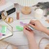 500 Pcs Handle Grip Nail Brush, Nail Brushes Fingernail Scrub Cleaning Brushes for Toes and Nails Cleaner, Pedicure Manicure Brush Bulk for Women Men Girls view 3