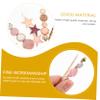 Didiseaon Craft Girl Pearl Hair Barrettes 8pc Women Hair Clip Set Acetate Pearl for Wedding view 3