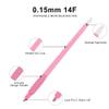 10PCS Disposable Microblading Eyebrow Pen  Nano Blade Tattoo Hand Tool with Pigment Sponge for Precise Brow Shaping (10PCS Pink Pen 0.15 14F) view 2