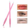 10PCS Disposable Microblading Eyebrow Pen  Nano Blade Tattoo Hand Tool with Pigment Sponge for Precise Brow Shaping (10PCS Pink Pen 0.15 14F) view 3