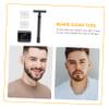 FOYTOKI 1set Vintage Manual Shaver Set Double-sided Razor Kit for Men Beard Care Kit Clipper Stand view 3