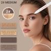 4 in 1 Makeup Pen, Eyebrow Contour Highlight Pen Brow Defining Pencil, Natural Brows Makeup Cosmetic Tool, All in One Long-Lasting Eyebrows Pencil Compact for Travel (2# Medium) view 4
