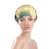 Aircraft Fighter Jets Shower Cap For Women Reusable Double Layers Bathing Bath Cap Hair Caps Waterproof Elastic Band Ladies Spa Salon Shower Hat Hair Caps view 3
