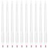 10PCS Disposable Microblading Eyebrow Pen  Nano Blade Tattoo Hand Tool with Pigment Sponge for Precise Brow Shaping (10PCS White Pen 0.15 18U-Type A) view 1