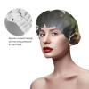 Alpaca Family Shower Cap For Women Reusable Double Layers Bathing Bath Cap Hair Caps Waterproof Elastic Band Ladies Spa Salon Shower Hat Hair Caps view 4